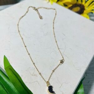 Gold and Black Minimalist Necklace Collection